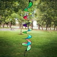 thumbnail image 3 of In the Breeze 5185 — 48" Jewel Curlie — Colorful Outdoor Wind Spinner for Yards, Gardens, Hot Air Balloon Decor Accent, 3 of 5