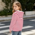 thumbnail image 4 of Lmnyox Kid's Hoodies Casual Warm Striped Long Sleeve Pullover Loose Sweatshirts with Pockets 3-14 Years, 4 of 8