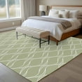thumbnail image 5 of Sage Green Stripes Lines Washable Living Room Rugs 5'x7', Abstract Waves Striped Classic Low Pile Throw Large Area Rugs Non-Slip Sturdy Edge Binding Carpet for Dining Room Bedside Kitchen, 5 of 9