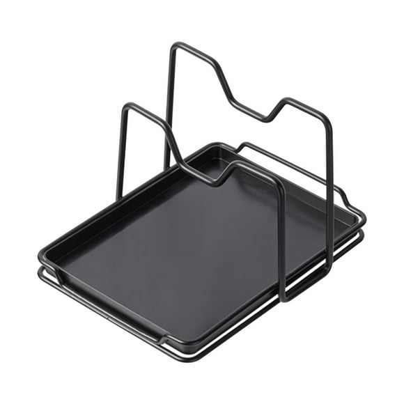 RKSTN Kitchen SuppliesPot Lid Rack, Spatula Rack, Household Kitchen Gadgets, Countertop, Pot Lid Storage Rack, Free Punching Spoon Storage Rack Decorations for Home Kitchen Decor