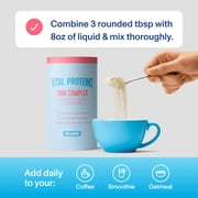Vital Proteins Skin Complex Powder Mix, 20g Collagen Peptides with Hyaluronic Acid and Vitamin C, Hydration & Elasticity Antioxidants, Unflavored, 11.9oz