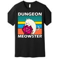 thumbnail image 1 of Dungeon Meowster Men'S Black Graphic T-Shirt – Funny Cat & Dice Design, Casual Cotton Short Sleeve Tee, Comfortable Fit Perfect for Cat Lovers, Casual Attire Tee | Playful Design Tee | Cotton Tee, 1 of 6