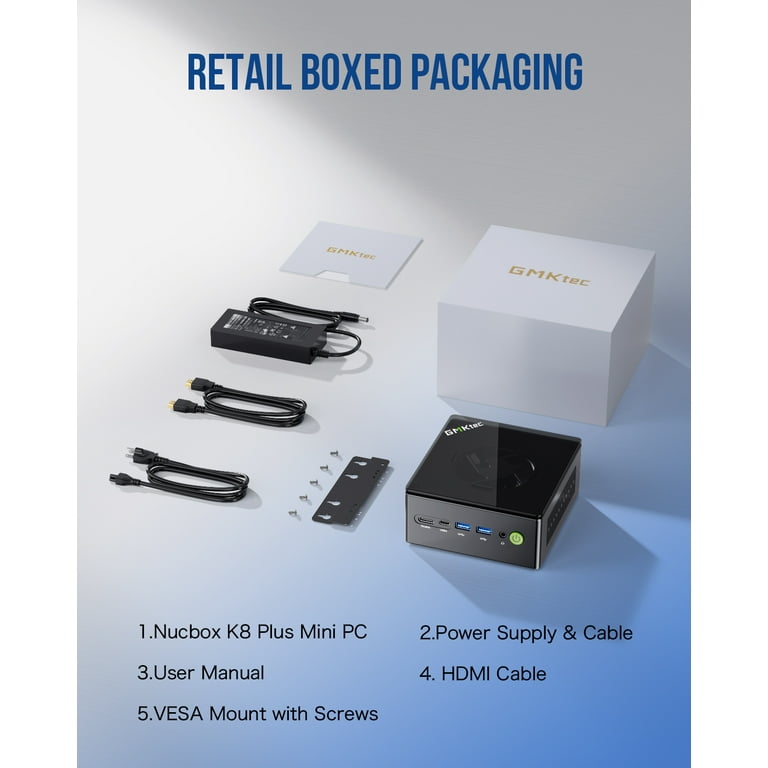 GMKtec ミニPC AMD Ryzen 7 Amazon.com: GMKtec Gaming Mini PC K8 Plus AMD Ryzen 7 8845HS(8C