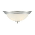 thumbnail image 4 of DESIGNERS FOUNTAIN Flush Mount Ceiling Light, 11 Inch Frosted Glass Lighting Fixture for Kitchen, Bedroom, Bathroom, and Hallway, LED Bulbs Not Included, Brushed Nickel, 4 of 11