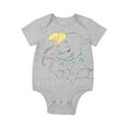 thumbnail image 2 of Disney Bambi Dumbo Thumper Newborn Baby Boys 3 Pack Bodysuits Newborn to Infant, 2 of 5
