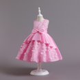 thumbnail image 4 of XQYLOS Sequin Party Dress Layered Tulle Tutu Skirt Stage Performance Outfit for Girls 4-10Y Birthday Photoshoot Dress Recital Dress Spring Summer Formal, 4 of 9