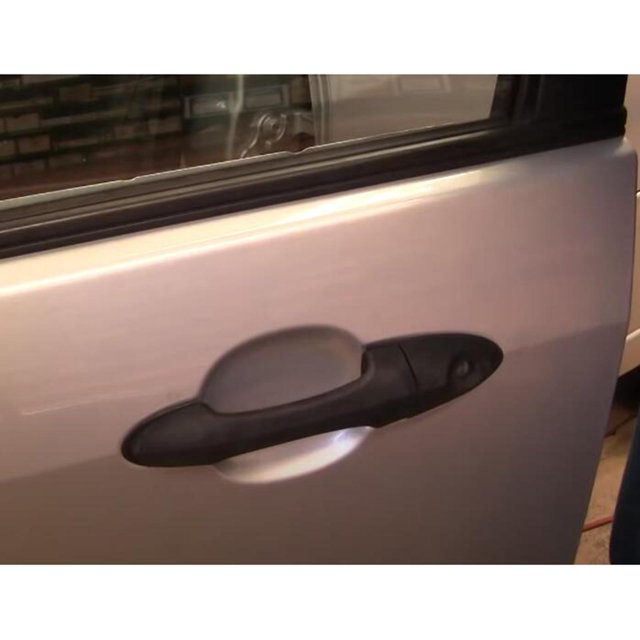 Reemplazo de coche Exterior manija de puerta Exterior de de puerta delantera trasera para Foucs 2000-2007 nuevo - Parte trasera Posterior DYNWAVEMX manija de la puerta exterior del coche
