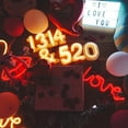 thumbnail image 4 of adviicd LED Letter Lights Light Up Plastic Letters Standing Hanging Warm Wihte Light, 4 of 4