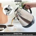 thumbnail image 5 of Electric Coffee Percolator Stainless Steel 10 Cup with Auto  Warm and  Brew Knob, 5 of 8