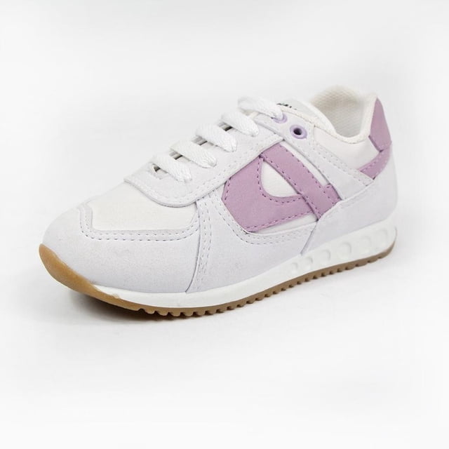 Tenis Kids Niña Casual Escolares Panam Tipo Piel Blanco blanco 19 PANAM 126N0S