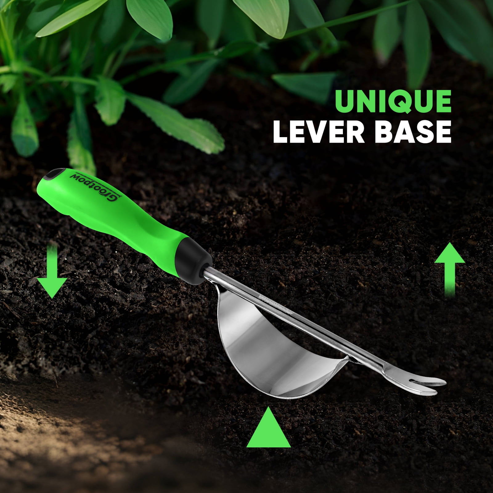 Grootpow Weed Puller + Hand Weeder - Bundle Stand Up Weed Puller & Hand Weeder Tool for The Easiest & Most Effective Weed Removal