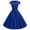 *Blue, variant on Women's 1950s Vintage Bow Swing Dress,Ladies Retro Cap Sleeve A-Line Cocktail Dress,Elegant Party Prom Dresses for Women,Blue,S-2XL