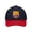 Navy 110, variant on Soccer Club FC Barcelona Embroidered Logo Cap 6 Panel Design - Off-White with Navy Logo