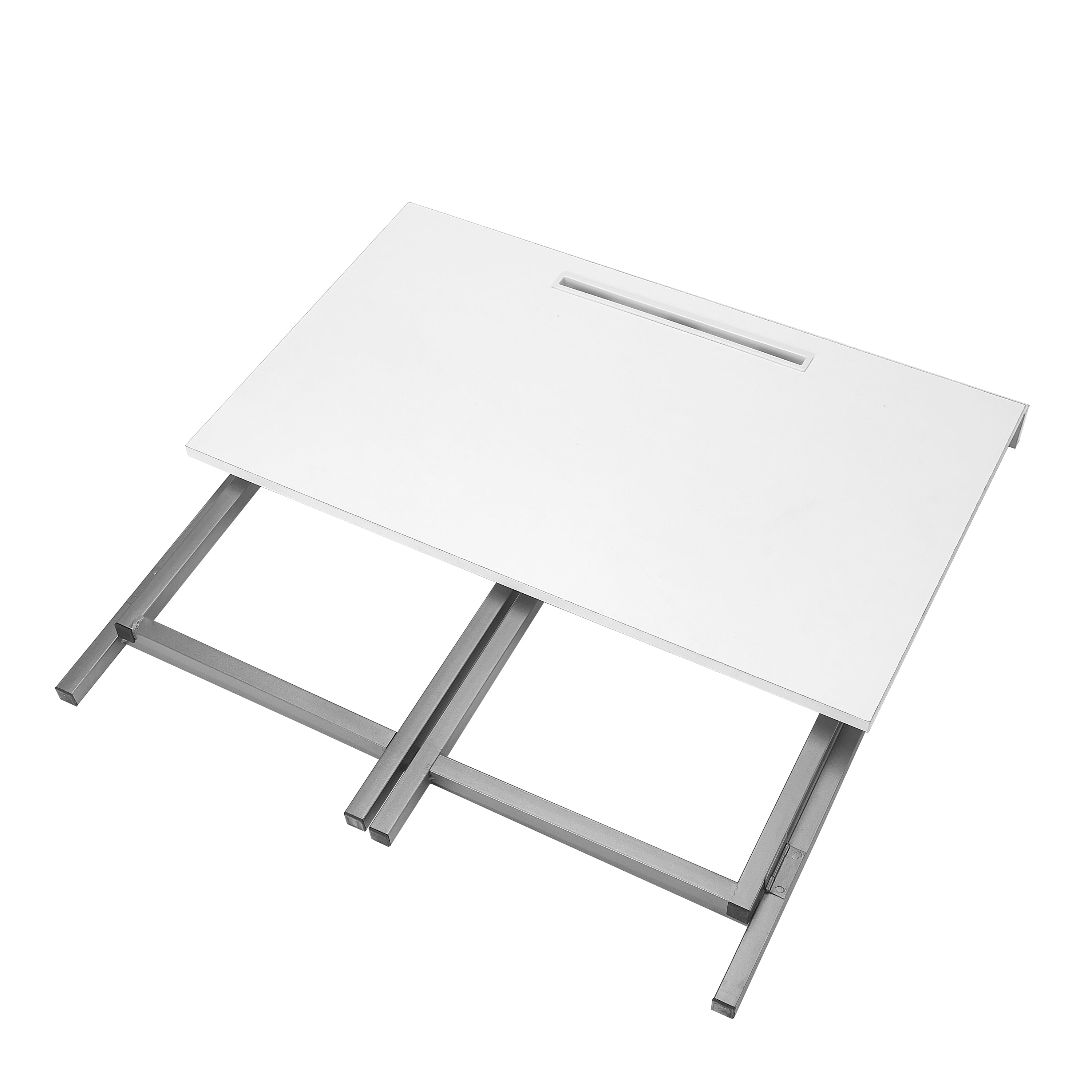 Heritage Club Kids Folding Desk with Tablet Slot, White
