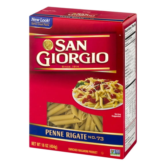 San Giorgio Penne Rigate Pasta, 16-Ounce Box