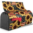thumbnail image 3 of Sunflower Field Mailbox Cover Magnetic Mailbox Wraps Post Box Cover Décor 25.5x21 in, 3 of 7