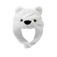 thumbnail image 2 of Bonito gorro de animal de peluche, novedad, gorro cálido para invierno, accesorios para disfraces, tocados, accesorios para fotos, capucha de Cosplay Hugo Gorro de felpa novedoso, 2 of 8
