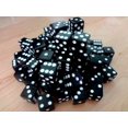 thumbnail image 1 of Suministros de aprendizaje con descuento 100 dados negros - 16 mm Discount Learning Supplies 789264249799, 1 of 1