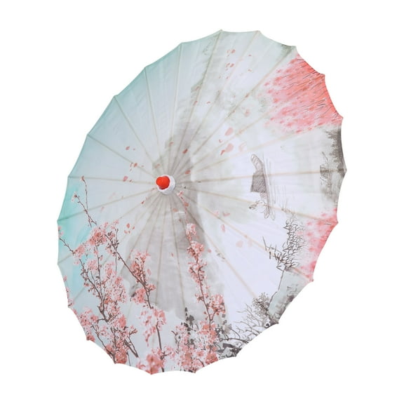 3 Pcs Oriental Parasol Umbrella Oil Paper Bride Man