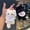 2pc bibs for kittens, variant on 2pc Cute Cartoon Bib Kitten Plush Pendant Accessories Couple Doll Keychain Backpack Decoration
