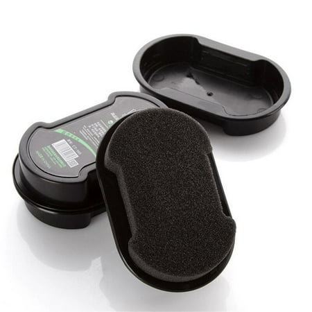 

Double Sided Shoes Polish Light Colorless Shoes Rub Wax Sponge Care Oil Leather Shoe Brush
