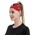 thumbnail image 5 of Uemuo Bulldog Red Printed Sports Headbands for Men Women,Moisture Wicking Workout Headband, Sweatband Headbands,Non-slip Workout Gym Yoga Headband, 5 of 9