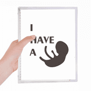 Body Pregnancy Baby Love Notebook Loose Diary Refillable Journal Stationery
