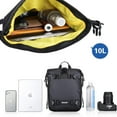 thumbnail image 3 of PENGXIANG Motorcycle Tail Bag 10L Waterproof Motor Pannier Bag Motor Travel Luggage Motorbike Rear Rack Trunk Storage Bag Professional Motorcycle Accessories-Black, 3 of 5