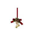 thumbnail image 2 of onlyliua Liquidación Del Día Ofertas Prime Campanas Pequeñas Colgantes de Navidad Lazo de Terciopelo Árbol de Navidad Conos de Pino Escena Decoración Suministros Decoración Pequeño Colgante, 2 of 6