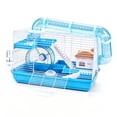 thumbnail image 1 of Almencla Hamster Cage Interactive Portable Habitat House for Rats Hamsters Guinea Pig Blue, 1 of 8