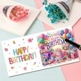 thumbnail image 6 of FLOPESN 12Pcs DIY Folding Greeting Card Diamond Art Painting Creative Design Blessing Card Set for Birthday Crafts Gift, 6 of 12