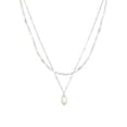 thumbnail image 2 of Elli by Julie & Grace Women 17" Layered Freshwater Pearl Necklace 925 Silver, 2 of 5