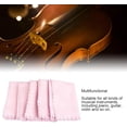 thumbnail image 2 of ZOUSSIQI Musical Instrument Cleaning Cloth, Microfiber Musical Instruments Polishing Cloth for Guitar Bass Violin Piano Clarinet Trumpet Sax Universal(Pink) CA919-60434, 2 of 9