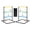 BLACK, variant on Ladder Ball Set for Lawn and Backyard, Outdoor Toss Game with 6 Bolas and Carry Bag