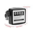 thumbnail image 4 of Medidor mec&aacute;nico, 4 medidor de digital de 1 pulgada de alta precisi&oacute;n, medidor de flujo de gas&oacute;leo con visualizaci&oacute;n digital LCD para medir, queroseno, gaso, 4 of 9
