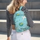 thumbnail image 5 of Disketp Travelling on Airplane print Canvas Backpack Lightweight Travel Daypack Student Rucksack Laptop Backpack-Small, 5 of 5