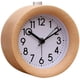 thumbnail image 1 of Despertador Redondo de Madera Hecho a Mano Despertador Digital Redondo - Mesita de Noche silenciosa de Madera de Haya - Despertador con luz Nocturna - Despertador analógico con Pilas para Dormitorio, 1 of 5