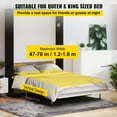 thumbnail image 4 of VEVOR Murphy - Mecanismo de resortes de pared para montaje de alta resistencia, kit de bricolaje para cama King Queen (vertical), color blanco, 4 of 9