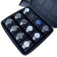 thumbnail image 3 of FENOHREFE Multi Slot Watch Case Watch Display Case Watch Preservation Box Watch Storage Box for Watch Enthusiasts, 3 of 7