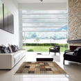 thumbnail image 7 of Ahgly Company Machine Washable Indoor Rectangle Contemporary Sepia Brown Area Rugs, 2' x 3', 7 of 7