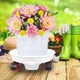 thumbnail image 2 of KAKOWELY Support de Pot de Fleurs 1 Pce Roue Universelle Support de Pot de Fleurs Plateau Mobile Base de Support de Pot de Fleurs 10.43"X10.43"X4.13 Pouces, 2 of 5