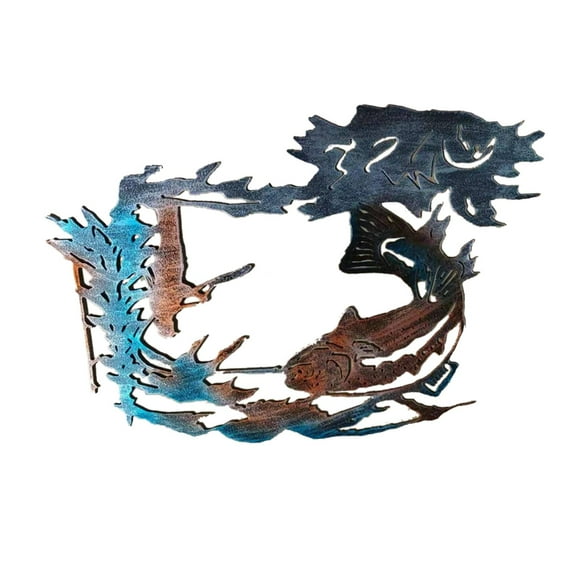 jardín de silueta estacas ornamentales de jardinería pescado Sunnimix Estaca de silueta