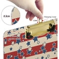 thumbnail image 4 of FMSHPON American Flag Stars Stripes 4Th of July Clipboard Hardboard Wood Nursing Clip Board and Pull for Standard A4 Letter 13x9 inches, 4 of 5