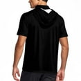thumbnail image 5 of TKLPEHG Womens Short Sleeve Tops Mens UPF 50+ Sun Protection Shirt with Mask Summer Casual Sun Shirt Outdoor Hiking Shirts (Black,M), 5 of 8