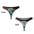 thumbnail image 3 of Balery Stained Glass Eagle USA Tangas de Algodón para Mujer con Estampado – Ropa Interior Sexy, Transpirable, G-string-XX-Large, 3 of 6