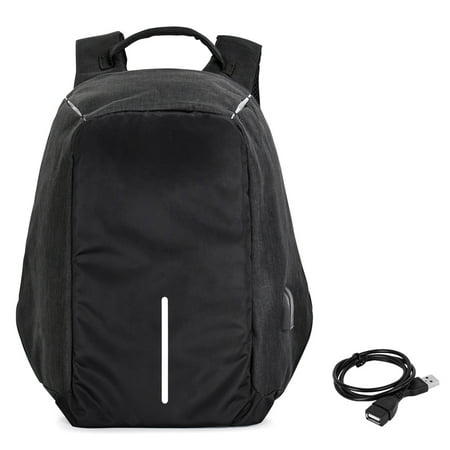Vbiger Multi-functional Laptop Backpack Casual School Bag Large Capacity Shoulder Backpack with Charging Port, Suitable for Men and Women, (Best Womens Laptop Bag)