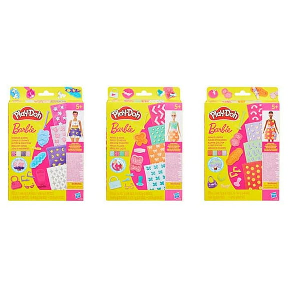 Hasbro HSBG1355 Play-Doh Designer Sheets & Styles Barbie - 6 Piece