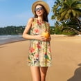 thumbnail image 3 of Disketp Vintage Bird para Vestido sin Mangas para Mujeres, Vestidos de Verano para Mujeres, Casual y Holgado para la Playa, 3 of 7