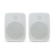 SOUND PRO SPS-1000-WH Dual Bluetooth Indoor & Outdoor Loudspeaker Pair, White