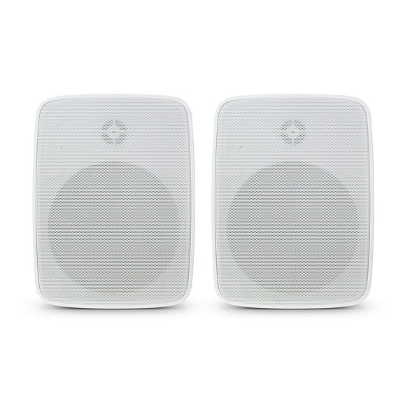 SOUND PRO SPS-1000-WH Dual Bluetooth Indoor & Outdoor Loudspeaker Pair, White
